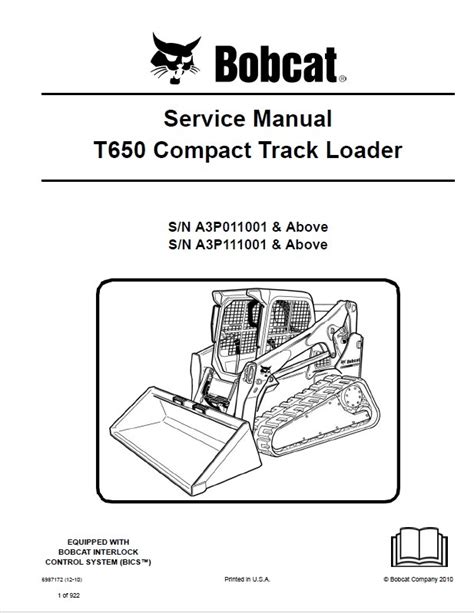 bobcat t650 owners manual pdf